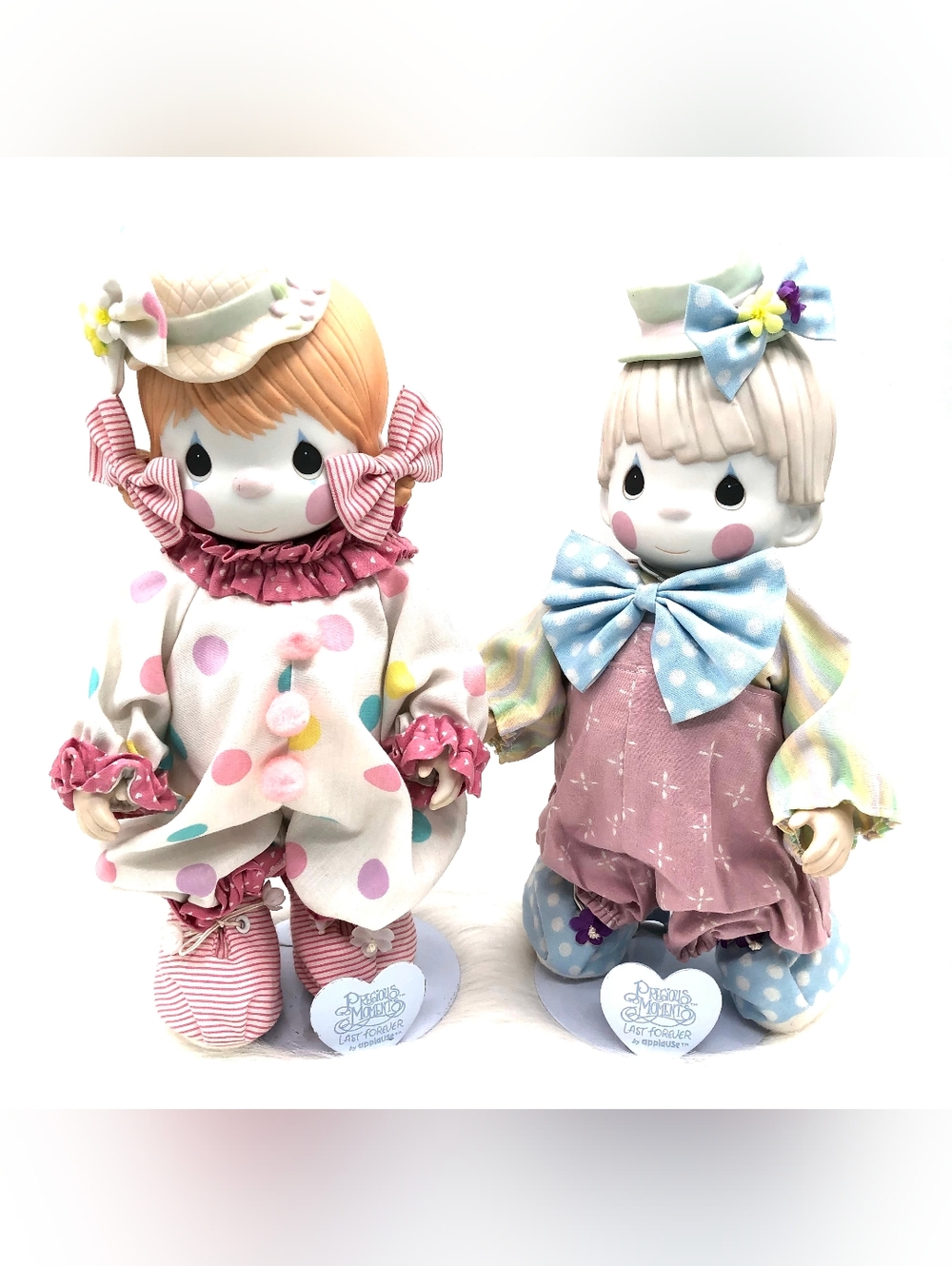 Precious Moments Limited Edition Porcelain Dolls: Candy and Bong Bong